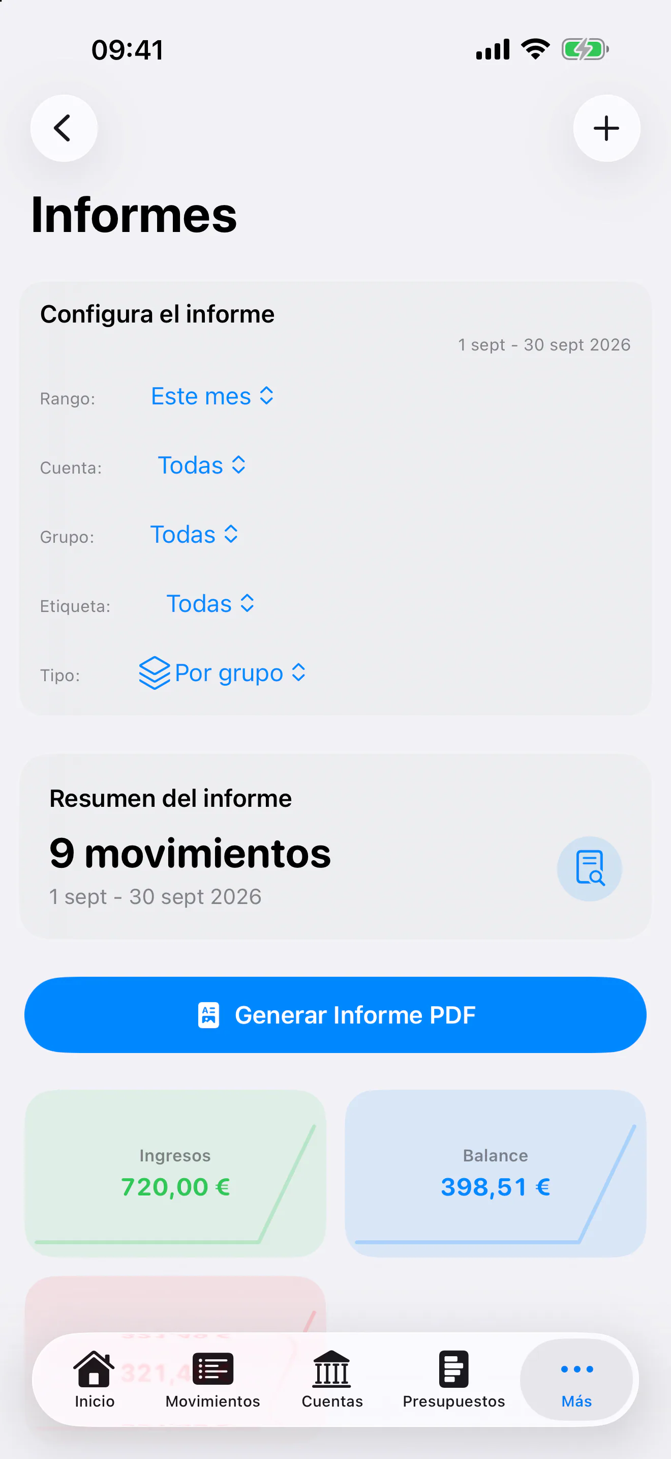 FinZenFlow: Informes que ayudan